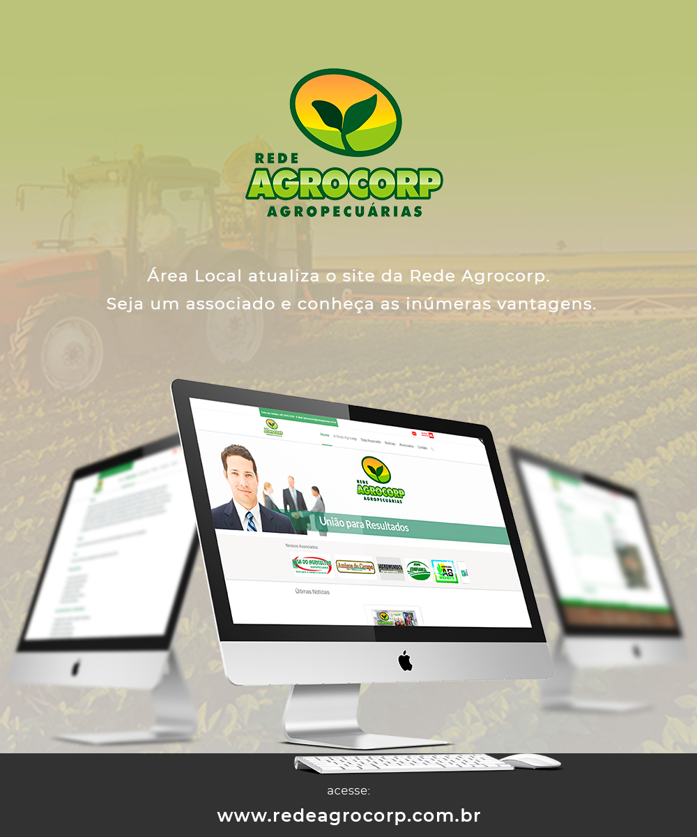 Rede Agrocorp atualiza seu site. Confira!