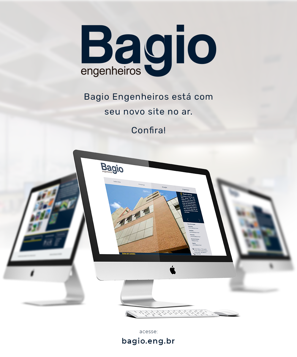 Bagio engenheiros está com seu novo site no ar. Confira!