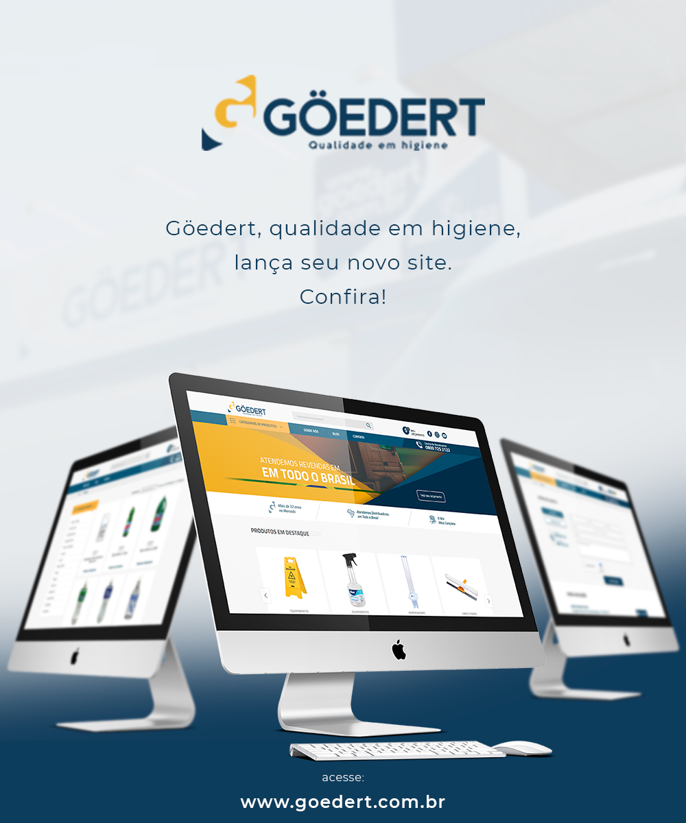 Göedert lança seu novo site muito mais moderno, confira!