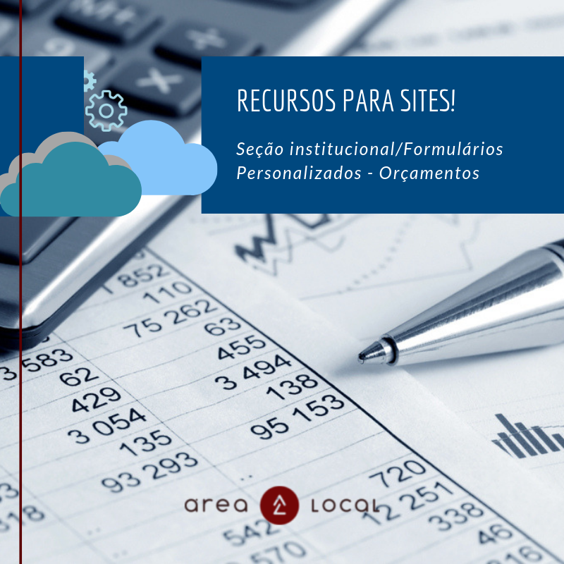 Recursos para Sites: Formulários Personalizados - Orçamentos!