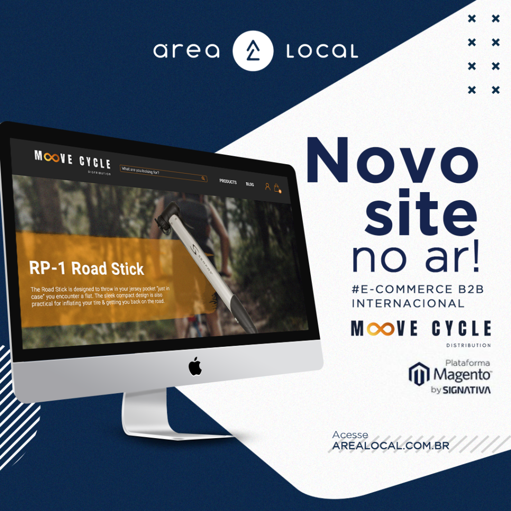 Moove Cycle: o novo e-commerce internacional desenvolvido pela Área Local
