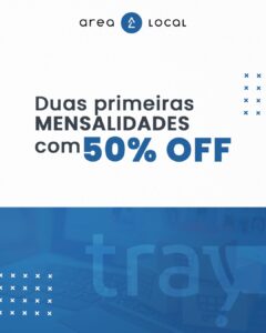 Tray com 50% em duas mensalidades