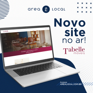 Novo site da Tabelle Móveis