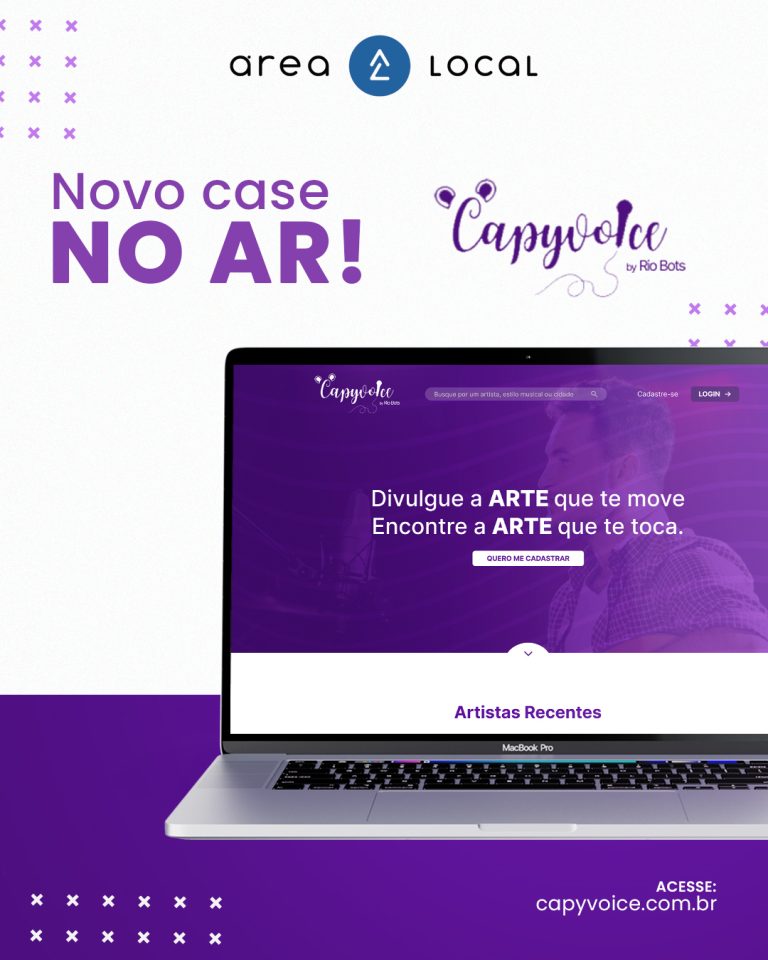 Novo site CapyVoice