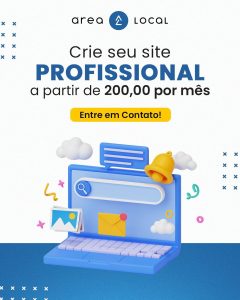 Crie seu site profissional com a Área Local